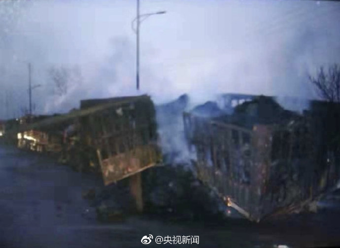 張家口化工廠爆炸致22死22傷 50輛車在事故中過火